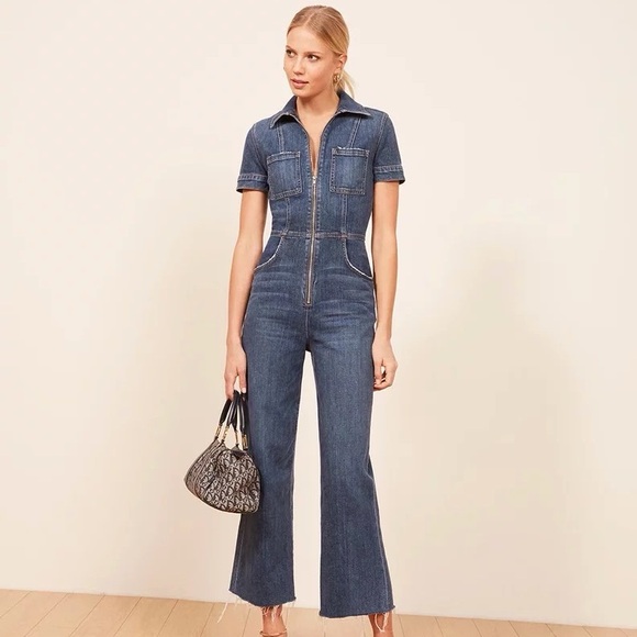 1HR SALE ⚡Reformation Georgia Jumpsuit (Kasai)